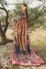 Maria B 3 Piece stitched Printed Linen Suit MPT-2402-B