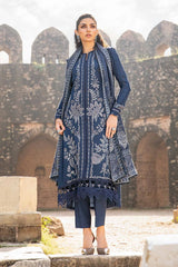 Maria B 3 Piece stitched Printed Linen Suit MPT-2404-B