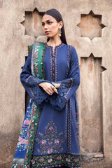 Maria B 3 Piece stitched Printed Linen Suit MPT-2405-A