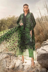 Maria B 3 Piece stitched Printed Linen Suit MPT-2409-A