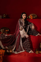 Nureh Maya Velvet 3 Piece NW-89