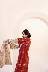 Bon Soir Silk Pret Silk Scarlet 3 piece