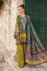 Maria B 3 Piece stitched Printed Linen Suit MPT-2305-A