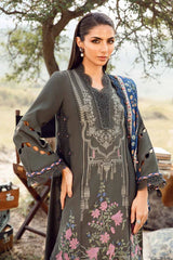 Maria B 3 Piece stitched Printed Linen Suit MPT-2401-A
