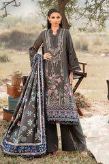 Maria B 3 Piece stitched Printed Linen Suit MPT-2401-A