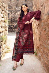 Maria B 3 Piece stitched Printed Linen Suit MPT-2401-B