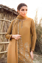 Maria B 3 Piece stitched Printed Linen Suit MPT-2403-A