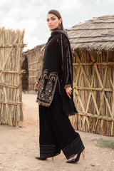 Maria B 3 Piece stitched Printed Linen Suit MPT-2403-B