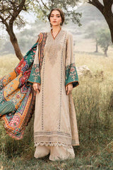 Maria B 3 Piece stitched Printed Linen Suit MPT-2407-A