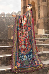 Maria B 3 Piece stitched Printed Linen Suit MPT-2407-B