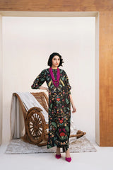 Bon Soir Silk Pret  Primrose black 3 piece