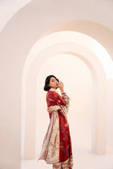 Bon Soir Silk Pret  Silk Scarlet 3 piece